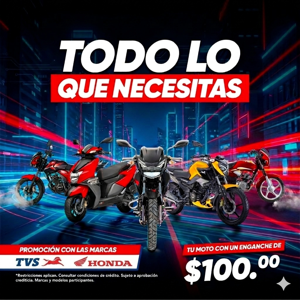 Motos Para Todos - Promoción de motocicletas en El Salvador